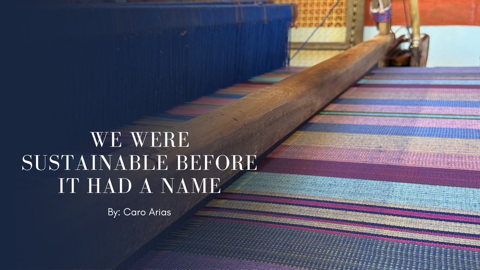 We Were Sustainable Before It Had A Name