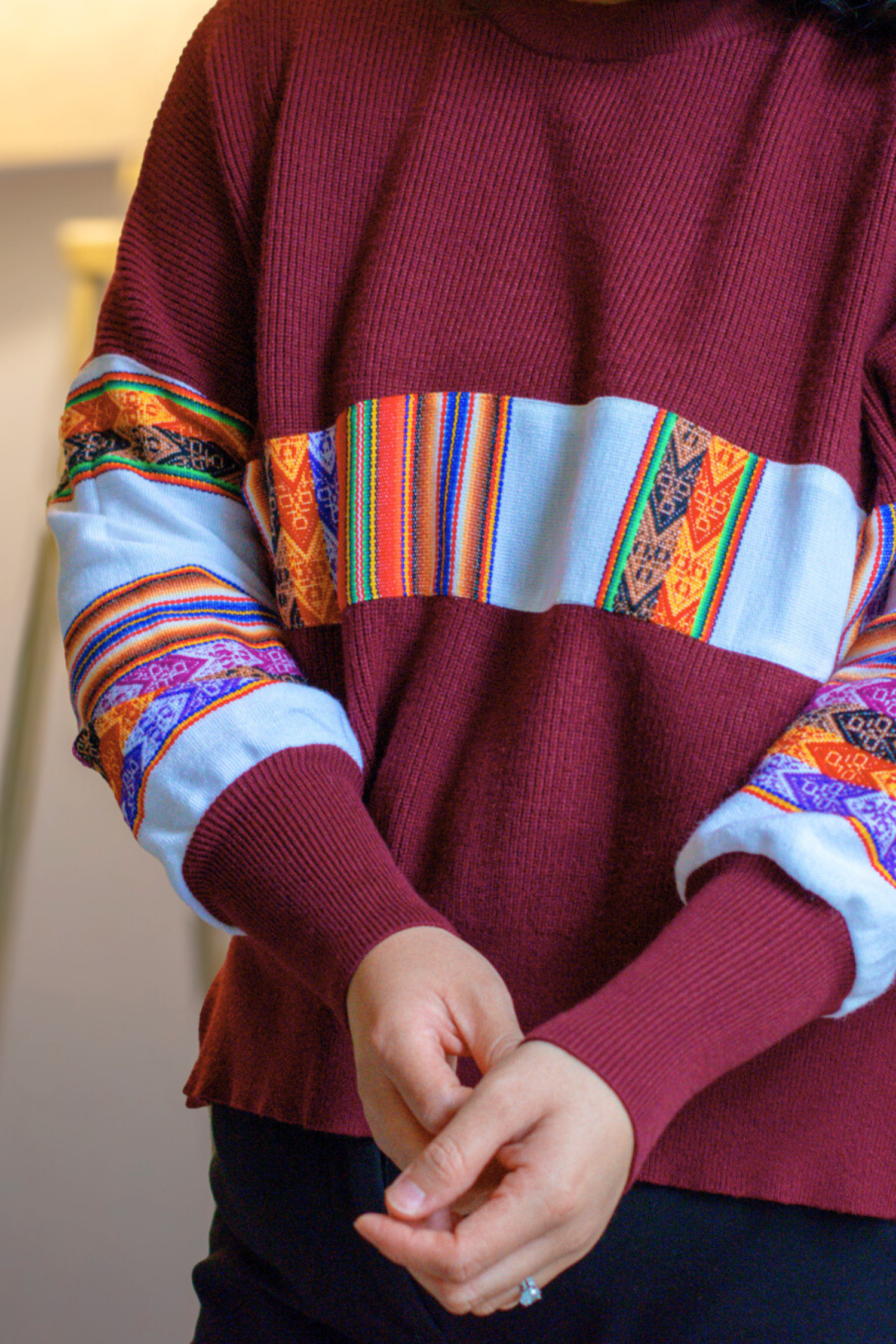 Fall Burgundy Sweater