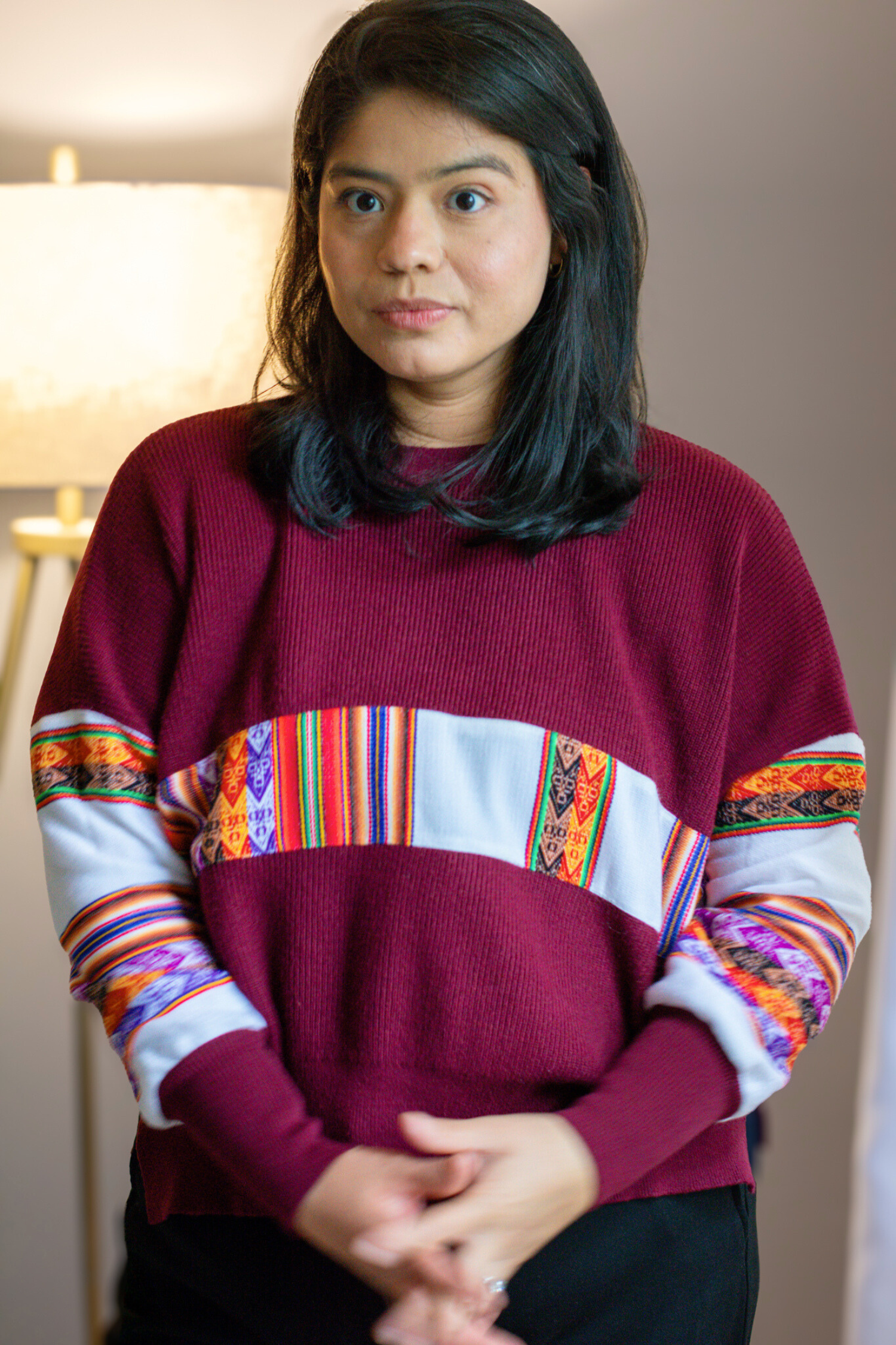 Fall Burgundy Sweater