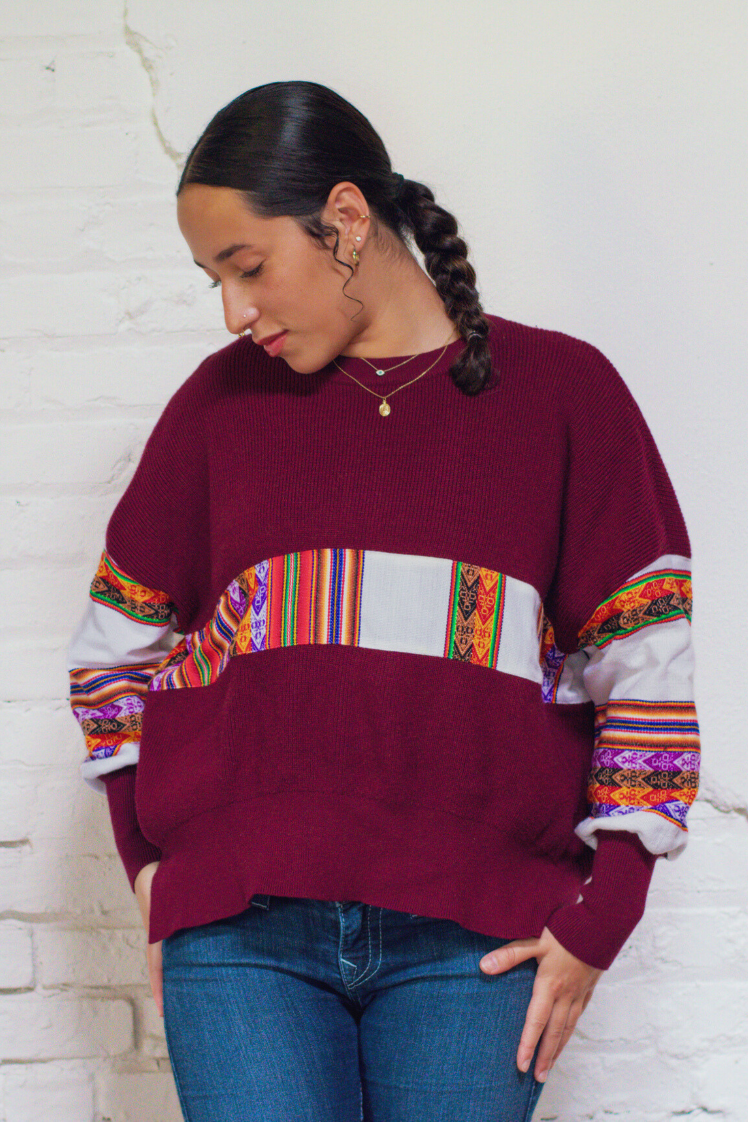 Fall Burgundy Sweater