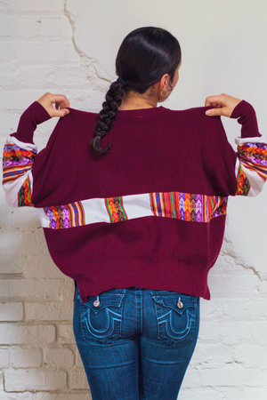 Fall Burgundy Sweater