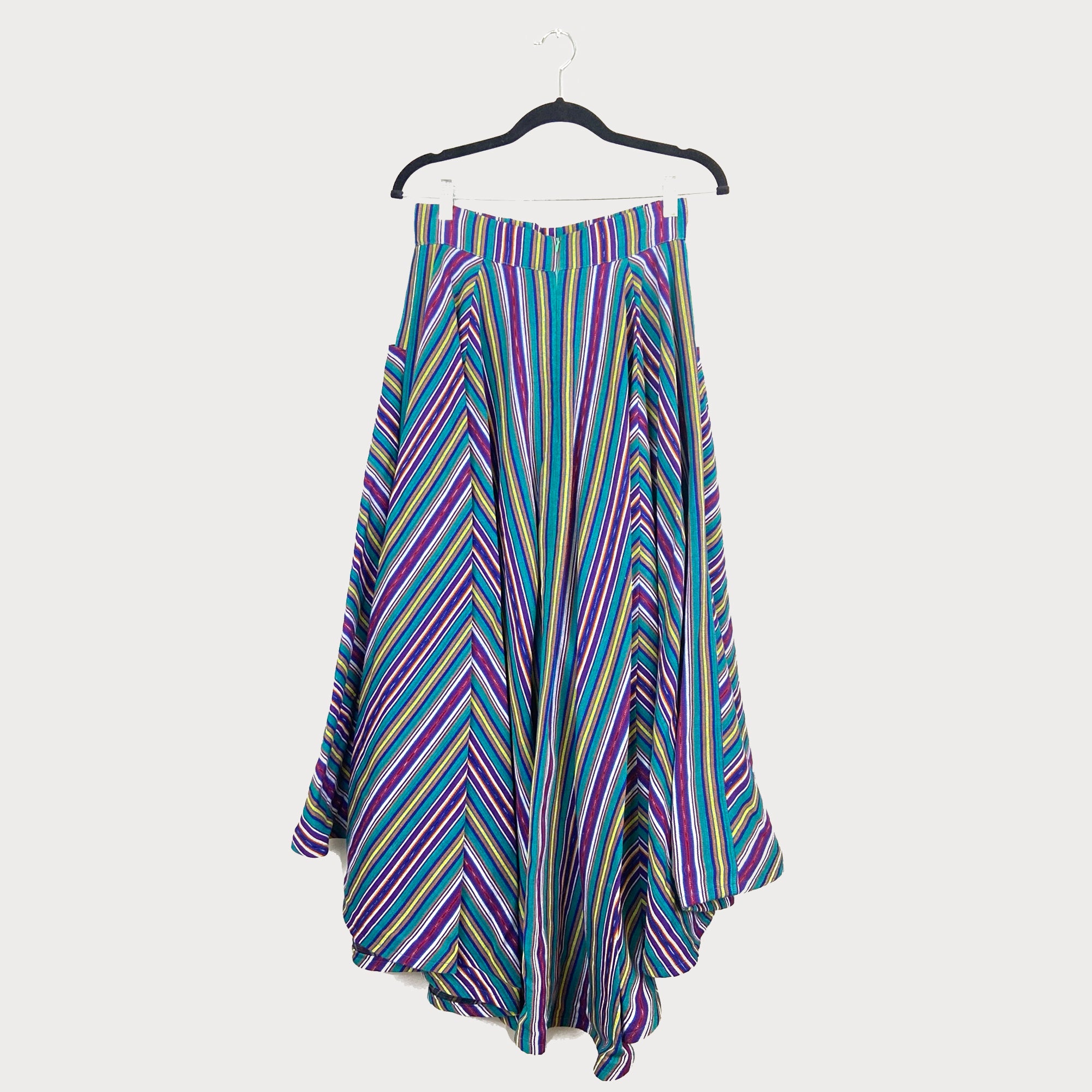 High low skirt stripes cheap