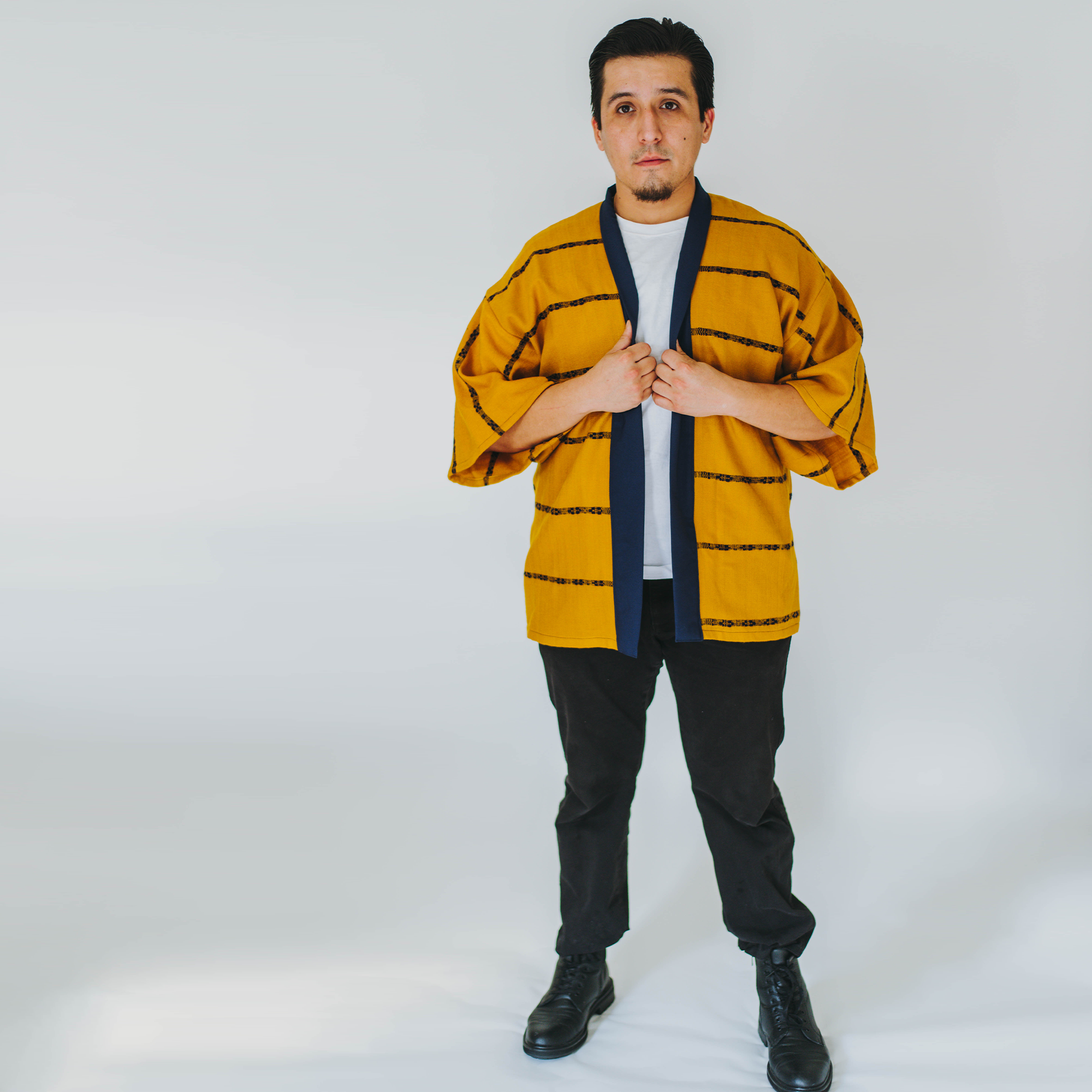 Mustard kimono cardigan hot sale